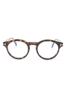 TOM FORD Eyewear lunettes de vue à monture pantos - Marron