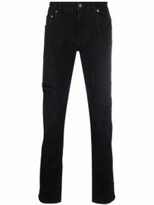 Dolce & Gabbana jean slim à taille mi-haute - Noir