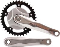 HZB crankstel Nexus 38T 170 mm staal zilver