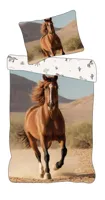 Dekbedovertrek Paard in de woestijn - 140 x 200 cm - Katoen