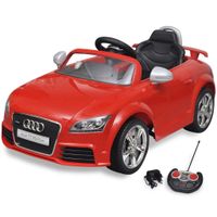 Elektrische auto Audi TT RS met afstandsbediening rood - thumbnail