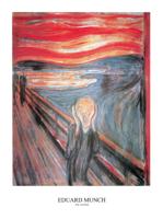 Kunstdruk Edvard Munch - The Scream 60x80cm