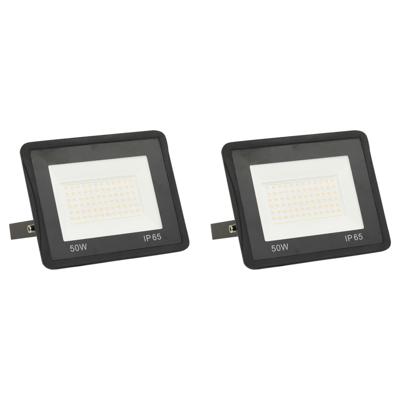 Spotlights 2 st LED 50 W warmwit