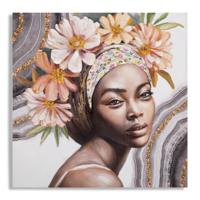 HANDGEMAAKTE MUURSCHILDERING NAOMI -A- CM 100X3X100