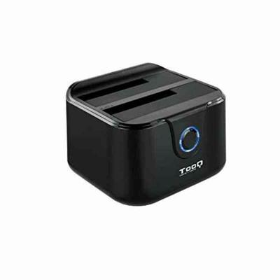 Docking stationDual TooQ TQDS-802B 2.5" / 3.5" SATA USB 3.0 Zwart