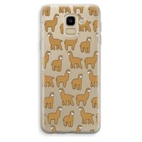 Alpacas: Samsung Galaxy J6 (2018) Transparant Hoesje