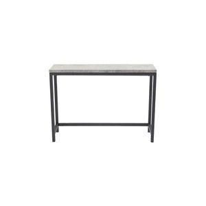 Rise sidetable 30x110 cm beton decor, zwart.