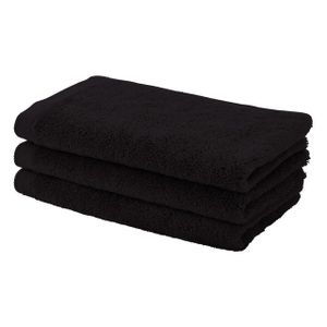 Aquanova London Gastendoek 30x50cm Zwart per stuk LONTWG-09