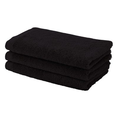 Aquanova London Gastendoek 30x50cm Zwart per stuk LONTWG-09
