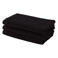 Aquanova London Gastendoek 30x50cm Zwart per stuk LONTWG-09