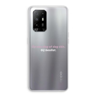 gij beslist: Oppo A94 5G Transparant Hoesje