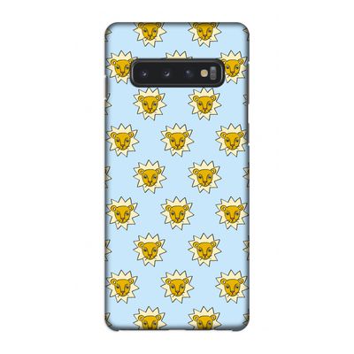 Leeuwenkoppen: Samsung Galaxy S10 4G Volledig Geprint Hoesje