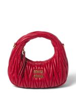 Miu Miu mini sac porté épaule Wander à effet matelassé - Rouge