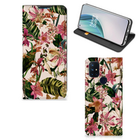OnePlus Nord N10 5G Smart Cover Flowers - thumbnail