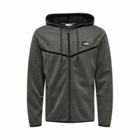 Heren Sportjas Only & Sons Regular Grijs Donker grijs - Maat: M