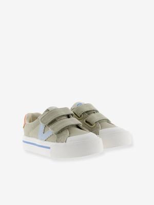 Kindersneakers van gekleurd canvas Tribu Tiras Lona VICTORIA® kaki