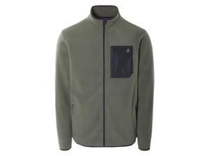 LIVERGY Heren fleecevest (Kaki, M)
