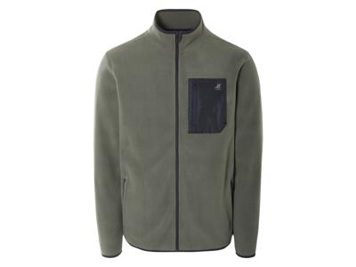 LIVERGY Heren fleecevest (Kaki, S)