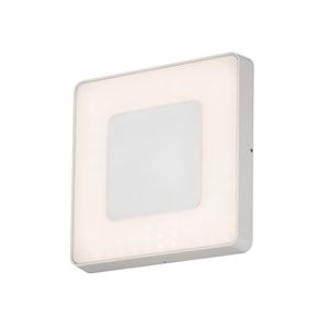 Wandlamp Konstsmide Carrara 7986-250 230V square 27cm remote control, vandalismebestendig glas,1x 25W