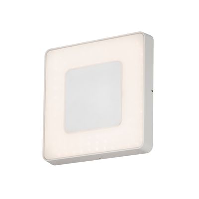 Wandlamp Konstsmide Carrara 7986-250 230V square 27cm remote control, vandalismebestendig glas,1x 25W