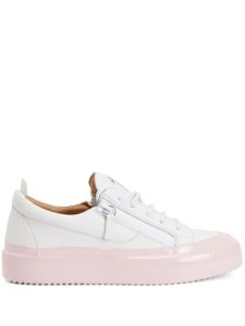 Giuseppe Zanotti baskets Gail en cuir - Blanc