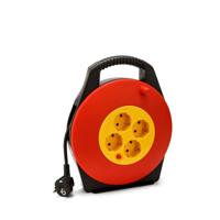 Kabelhaspels Velamp 10 m 4 Plug