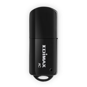 Edimax Draadloze USB-Adapter AC600 2.4/5 GHz (Dual Band) Zwart | 1 stuks - EW-7811UTC EW-7811UTC