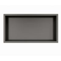 Fortifura Galeria Inbouwnis - 30x60x10cm - Geborsteld Gunmetal PVD