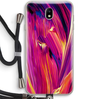Phoenix: Samsung Galaxy J7 (2017) Transparant Hoesje met koord