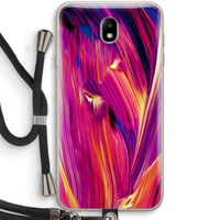 Phoenix: Samsung Galaxy J7 (2017) Transparant Hoesje met koord