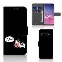 Samsung Galaxy S10 Plus Leuk Hoesje Cow - thumbnail