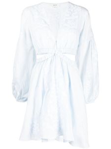 A.L.C. robe Irene à découpes - Bleu