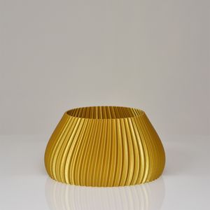 Jasmin 3D pot 9x17cm Goud Metallic