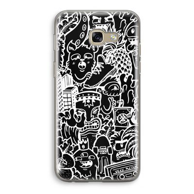 Vexx Black Mixtape: Samsung Galaxy A5 (2017) Transparant Hoesje