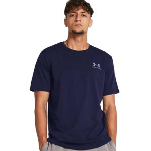 Under Armour Sportstyle Left Chest Logo T-Shirt Donkerblauw Lichtblauw