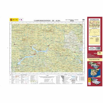 Topografische kaart 106 MT50 Camporredondo de Alba | CNIG - Instituto Geográfico Nacional1