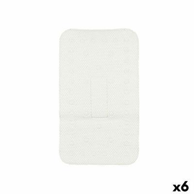 Antislipmat voor in de douche Wit PVC 69,3 x 40 x 1 cm (6 Stuks)