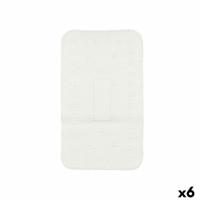 Antislipmat voor in de douche Wit PVC 69,3 x 40 x 1 cm (6 Stuks)