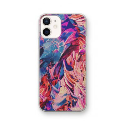 Pink Orchard: iPhone 12 Transparant Hoesje