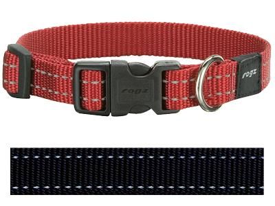 Rogz For Dogs snake halsband zwart