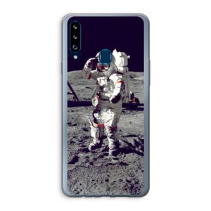 Spaceman: Samsung Galaxy A20s Transparant Hoesje