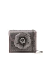 Oscar de la Renta mini sac Tro à ornements en cristal - Gris