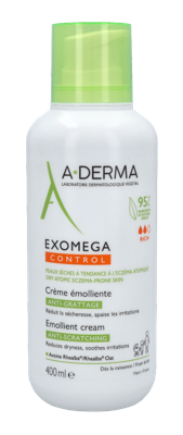 A-Derma Exomega Control Emollient Cream Body Lotion 400 ml