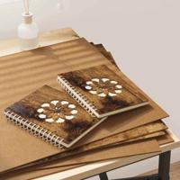 Decorpanelen 12 pcs Gerookt eiken 40 x 60 x 0.3 cm Bewerkt hout