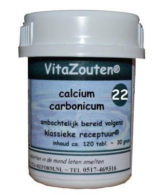 Vitazouten Calcium carbonicum VitaZout nr. 22 120 Tabletten
