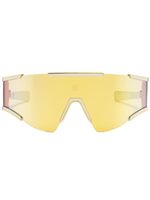 Balmain Eyewear lunettes de soleil Fleche à monture oversize - Jaune - thumbnail