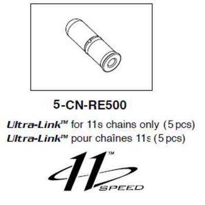 Campagnolo ultra-link racefiets slot 11 tandwielen zilver