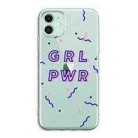 GRL PWR: iPhone 11 Transparant Hoesje