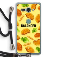 Eat Balanced: Sony Xperia XZ2 Compact Transparant Hoesje met koord