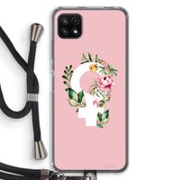 Venus: Samsung Galaxy A22 5G Transparant Hoesje met koord